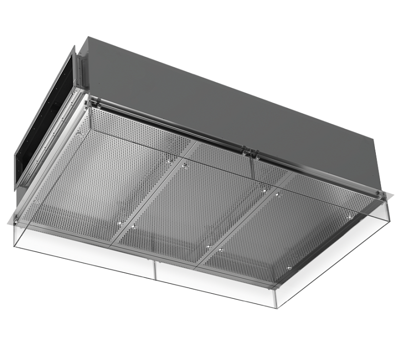 Ламинарный потолок ЛИТАЭРО 1,8х1,0